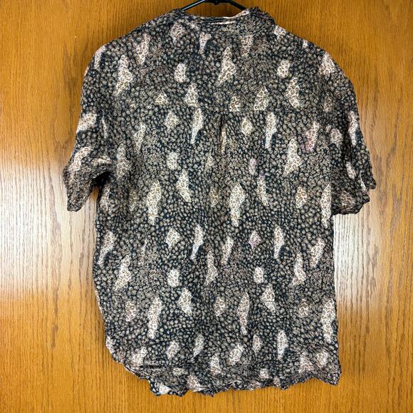 Vintage Metro Express 100% Silk Top - S - Picture 3 of 3